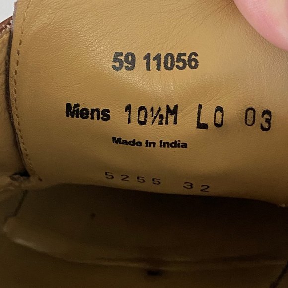 Mens  J. Murphy  Brown Cap Toe  Dress Shoes - Picture 8 of 8